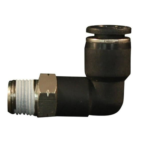 Milton 2202-5 0.125 in. MNPT 0.31 in. OD Push to Connect Swivel Elbow