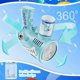 thumbnail image 3 of Bubble Gun, Space Bubbles Blaster with LED Light, Rechargeable Bubble Machine Toys Gifts for Boys/Girls, 3 of 5