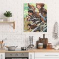 thumbnail image 4 of Attack on Titan Poster, Japanese Anime Canvas Decorative Poster, Wall Art for Dorm Bedroom Living Room, No Frame, 4 of 7