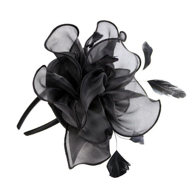 Fascinator Hat 1920 Diadema Nupcial Cóctel Sunnimix Cinta para mujer
