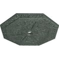 thumbnail image 3 of 29 1/8"OD x 2 1/4"ID x 1 1/8"P Spring Octagonal Ceiling Medallion (Fits Canopies up to 3"), Hand-Painted Athenian Green Crackle, 3 of 6