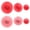 6pcs Type10, variant on 6 Pcs Tissue Paper Hanging Fans Party Decoration Set,for Birthday Baby Shower Bachelorette Wedding Photo Booth Backdrops Anniversary Paper Party Supplies(Type 16)