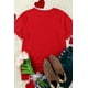 thumbnail image 2 of ABPHQTO Camiseta de manga corta con estampado de corazón rojo Happy Valentine's Day para mujer, 2 of 5
