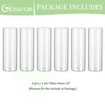 thumbnail image 3 of Glasseam 3.3x10 inch Glass Cylinder Vases Set of 6 Clear Floating Pillar Candle Vase in Bulk for Centerpieces, 3 of 8