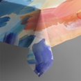 thumbnail image 5 of 52x52in(132x132cm) Square Tablecloth, Waterproof Polyester Table Cover, Wrinkle Resistant & Washable Fabric for Dining, Kitchen, Picnic, Abstract Geometry Print, 5 of 6