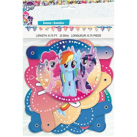  My  Little  Pony  Birthday  Banner 6 75ft Walmart  com