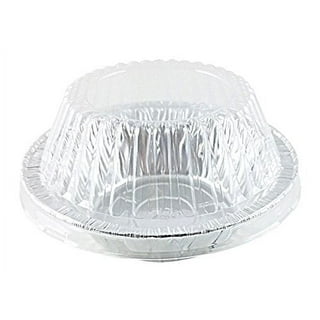 Handi-Foil Square Disposable Aluminum Foil Cake Pan w/Clear Dome Lid - REF  # 308-WDL (Pack of 50 Sets) 