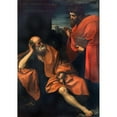 thumbnail image 3 of Guido Reni 11x14 Black Modern Framed Museum Art Print Titled - Paul Rebukes the Repentant Peter (1603), 3 of 5