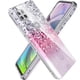 thumbnail image 1 of wonima11 BAISRKE for Moto G 5G Case,Motorola One 5G Ace Case Glitter Sparkle for Girly Women,Shockproof Clear Hard Back Cover - Pink, 1 of 1