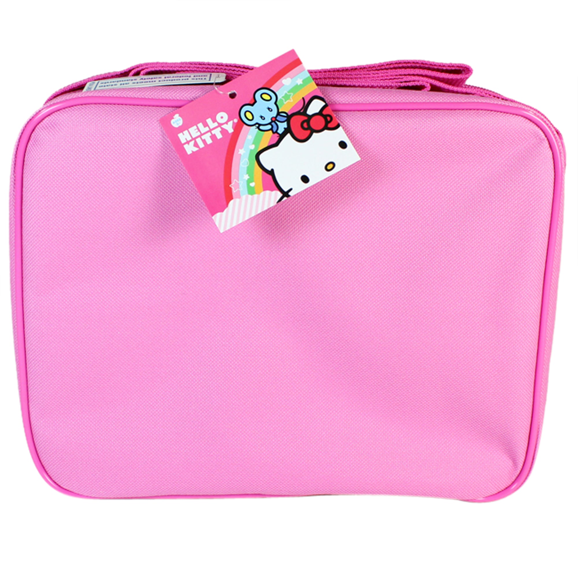 Lunch Bag - Hello Kitty - Pink Star and Dots New Case Girls Gifts Licensed 81401 - image 3 of 4