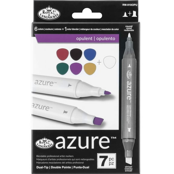 Royal & Langnickel Azure™ 7 pc Opulent Color Marker Set