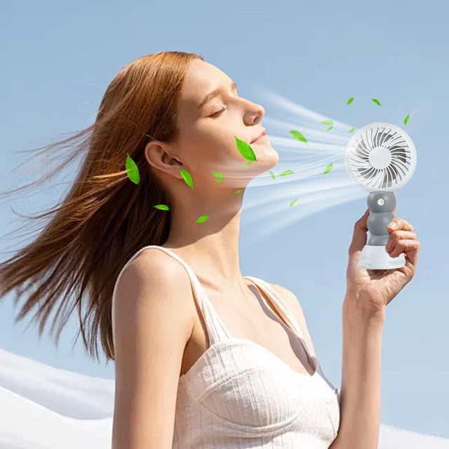 Danhjin Plstic Fan Handheld Mini Fan Portable Handheld Fan Handheld Fan Rechargeable Kitchen Appliances