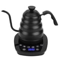 thumbnail image 1 of Electric Coffee Kettle, Black EU Plug Coffee Kettle, Stylish Design Gooseneck Coffee Pot, For Contain Coffee Tea Home Office, 1 of 8