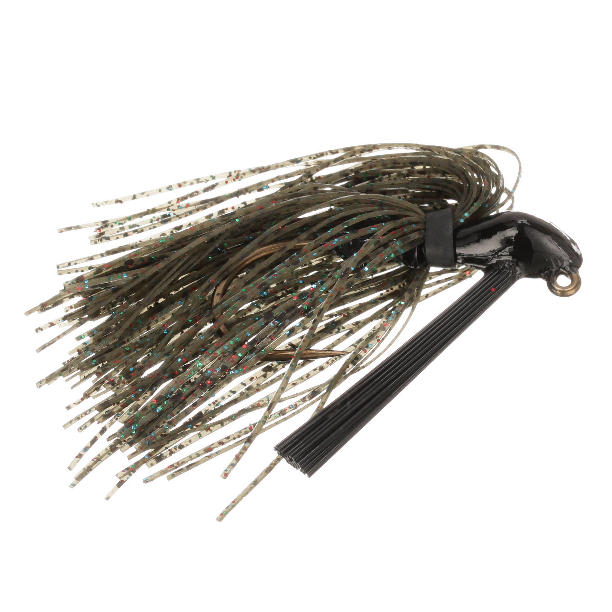 (3 pack) Arkie Lures Rattle Band Bass Jig, 3/8 oz, Blue Gill, RBJ-38-26