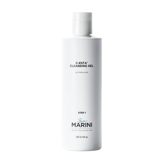 Jan Marini Skin Research C-ESTA Cleansing Gel - Daily Facial Cleanser with Vitamin C - Skincare Face Wash for Oily, Dry & Combo Skin - Gel Face Cleanser - 8 fl oz