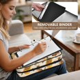 thumbnail image 5 of Haosy Accordion File Organizer Zipper Binder 500 Sheet 6-Tab Expanding File Folder Multi-Pocket 1.2 Inch 3 Ring Bees and Honey, 5 of 7