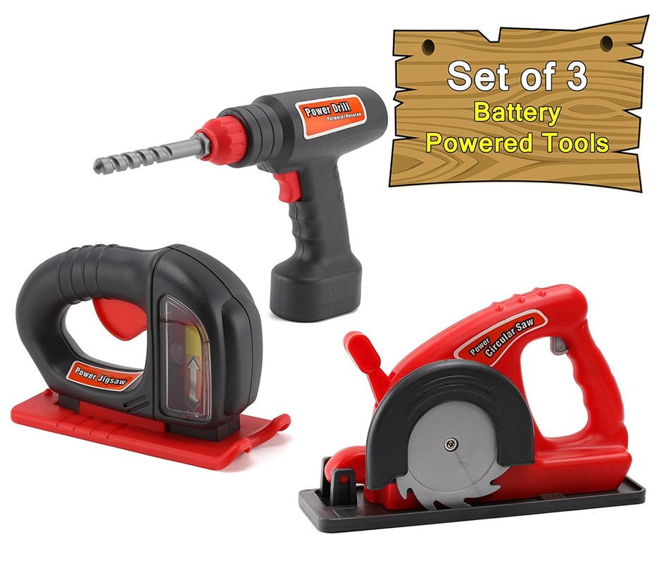 Click N Play Pretend Play Power Tool Combo Toy Set