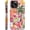 Beach Palm Trees, variant on Compatible with iPhone 13 Pro, Durable & Shockproof Phone Case Cover Design - Tiles Pattern Moon Dragonfly Flower