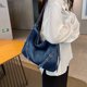 thumbnail image 1 of Bolso vaquero informal para mujer, bandolera Retro con correa ajustable, bolso de compras para exteriores, 1 of 7