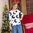 thumbnail image 6 of ITSAME Boys Girls Tops with 3/4 Sleeve, Crewneck Fashion Pullover Xmas Graphic Fall Christmas Holiday Shirt Multicolor 4T, 6 of 7