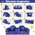 thumbnail image 4 of Kids Play Couch Foam-Filled Modular and Convertible Sectional Sofa with 8 Pcs and Cushions, 4 of 7