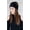 Heather, variant on Ear Warmer Headband - Black