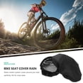 thumbnail image 2 of 2pcs Waterproof Bike Seat Rain Cover Elastic Rain and Dust Resistant, 2 of 7