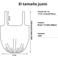 thumbnail image 2 of 2-4 galones de bolsas de basura de mano, 120 pequeñas bolsas de basura de mano gruesas para la oficina, la cocina, los contenedores de basura del dormitorio, bolsas sólidas de basura (azul), 2 of 6