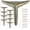 Brushed Bronze, variant on 4.7 inch/12cm Brushed Bronze Color Metal Furniture Legs Set of 4, 4pcs DIY Replacement for Short Cabinet Legs, Sofa Legs, Small Dresser Legs