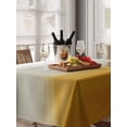 thumbnail image 6 of Burnt Orange Beige Ombre Table Cloth, Waterproof Tablecloth for Rectangle Tables, Modern Abstract Art Texture Reusable Washable Fabric Table Cover for Restaurant Kitchen Dining Tables 60"x102", 6 of 9