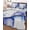 Purple, variant on Twin XL Quilt Bedding Set, Turquoise Marble Stone Reversible Summer Quilt 3 Pieces, Ink Splash Country Marble Abstract Lightweight Bedspreads Coverlets with 2 Pillow Shams for All Seasons