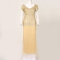 thumbnail image 5 of Ketyyh-chn99 Robe Maxi pour Femmes Robe de Mariée Robe de Fête pour Femme Robe de Bal Décontractée Soirée Unie Élégante Robe Maxi A,TG, 5 of 5