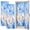 Color 4, variant on Vintage 2 Pcs School Locker Magnetic Wallpaper 12" x 36" Abstract Blue White Marble Cloudy Patterns Reusable Removable Locker Accessories Back to School Supplies