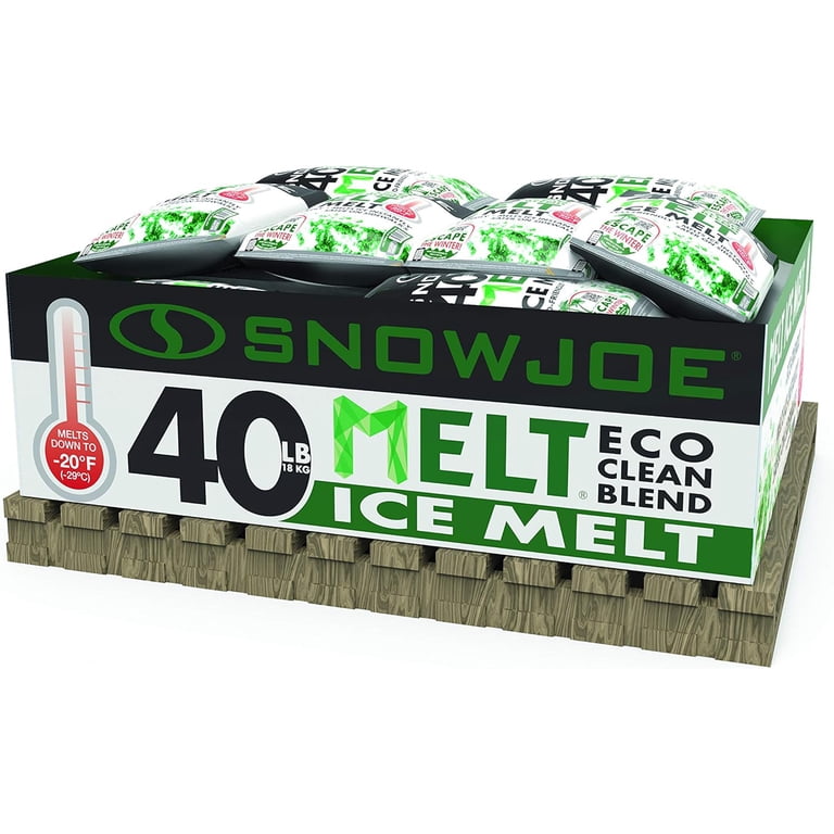 スノーメルト Snow Joe 40lb Calcium Chloride Ice Melt Blend - Walmart.com