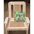 thumbnail image 2 of Carolines Treasures BB9848PW1818 Weimaraner St Patricks Fabric Decorative Pillow  18H x18W multicolor, 2 of 2