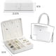 thumbnail image 2 of Joyero, joyero para niñas, regalos para adolescentes, joyero de cuero grande, almacenamiento de joyas para pendientes, caja de collar, joyería para mujeres, 2 of 7
