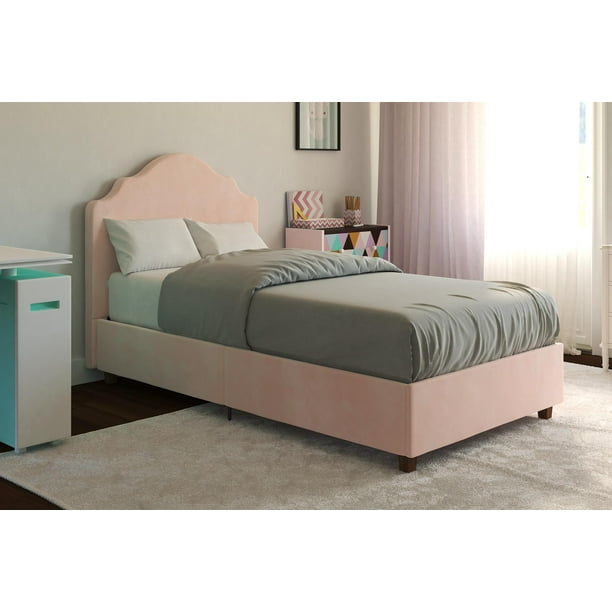 Dhp Savannah Twin Upholstered Bed Pink, Dhp Jenny Lind Bed Pink Twin