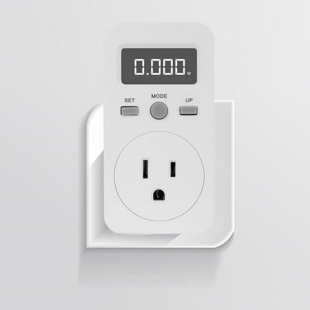 meter measuring socket analyzer wattmeter lcd household outlet monitor plug energy electric display power digital