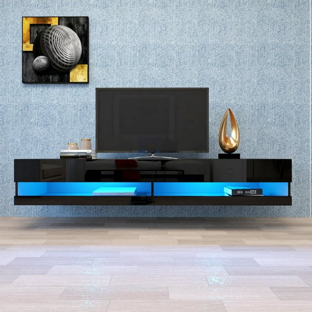 Floating Tv Stand For 65 70 75 80 Inch, 80 Inch Tv Console Table