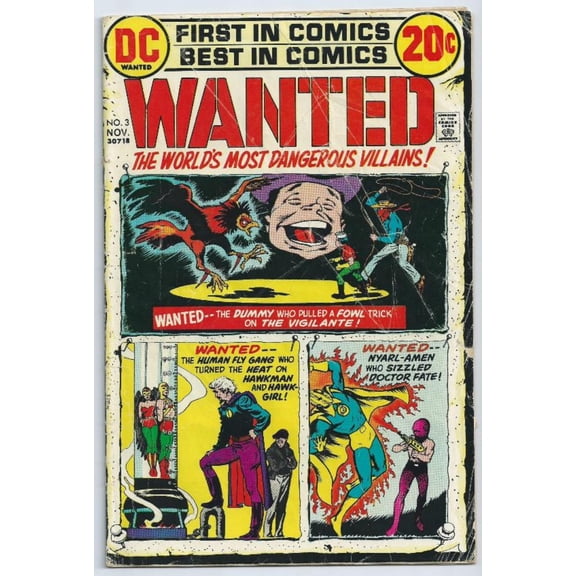Wanted #3 Comic Book