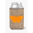 thumbnail image 1 of Abrazadera aislante para bebidas de arpillera y naranja de lata o botella de mariposa BB1037 Caroline's Treasures BB1037-BL-OR-CC, 1 of 1