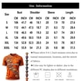 thumbnail image 2 of Men's Halloween Shirts Pumpkin Spooky Ghost Print Short Sleeve Tops Lightweight Crewneck Muscle T-Shirt Fall Halloween Costumes,Navy,2XL, 2 of 2