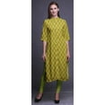 thumbnail image 3 of Bimba Printed Button Down Straight Tunic Dresses For Women Kurti Small, 3 of 6