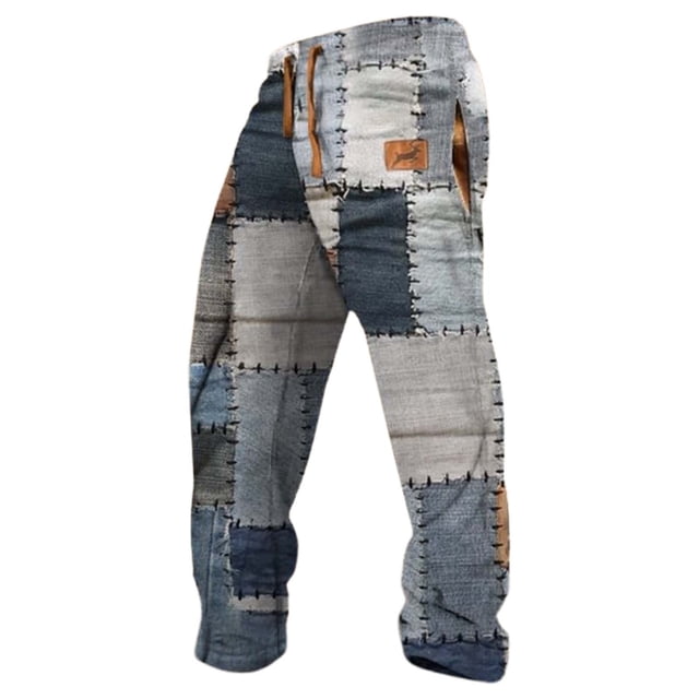 SGMVNU Pantalon pour Hommes Décontracté 2025 Mode pour Hommes Décontractée Style de Rue Impression 3D Pantalon à Jambe Droite Pantalon de Jogging Extérieur (Gris Pâle, m)