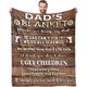 thumbnail image 1 of LHSHID Dad Birthday Gift from Daughter Christmas Birthday Gifts for Dad from Son Fathers Day Presents for Dad from Kids Cool Gifts for Daddy Who Wants Nothing Dad Throw Blanket 40"x50", 1 of 7