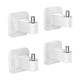 thumbnail image 1 of De Plástico No Perforado Que No Deja Marcas Gancho Adhesivo Desmontable Gancho Para Colgar Abrigo De Pared Y Sombrero Gancho Para Auriculares Con Pegatinas Para Cocina Baño Oficina4 Piezas Moyic HA017892-00, 1 of 7
