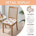 thumbnail image 2 of Pioneer Flower Seat Covers for Dining Room Chairs Set Of 6,Stretch Printed Washable Chair Seat Cover with Elastic Ties and Button,Removable Waterproof Couch Cushion Covers, 2 of 6