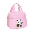 thumbnail image 2 of Cartoon Panda Thermal Lunch Tote Bag, Leakproof Waterproof Insulated Cooler Bag with Front Pocket for Daily Meal Storage, 2 of 9