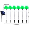 thumbnail image 3 of St Patricks Day Solar Lights Outdoor, Waterproof Solar Powered Shamrock Stake Lights with Green Leaves for Outside Yard, Lawn, Garden, Home Decorations of St Pattys, 3 of 6