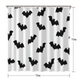 thumbnail image 5 of Happy Halloween Pumpkin Shower Curtain,Washable Ghost Boo Bathtub Curtains with Hooks Vintage 72x72 in Polyester Curtains for Halloween Thansgiving Christmas Hotel Dorm, 5 of 6